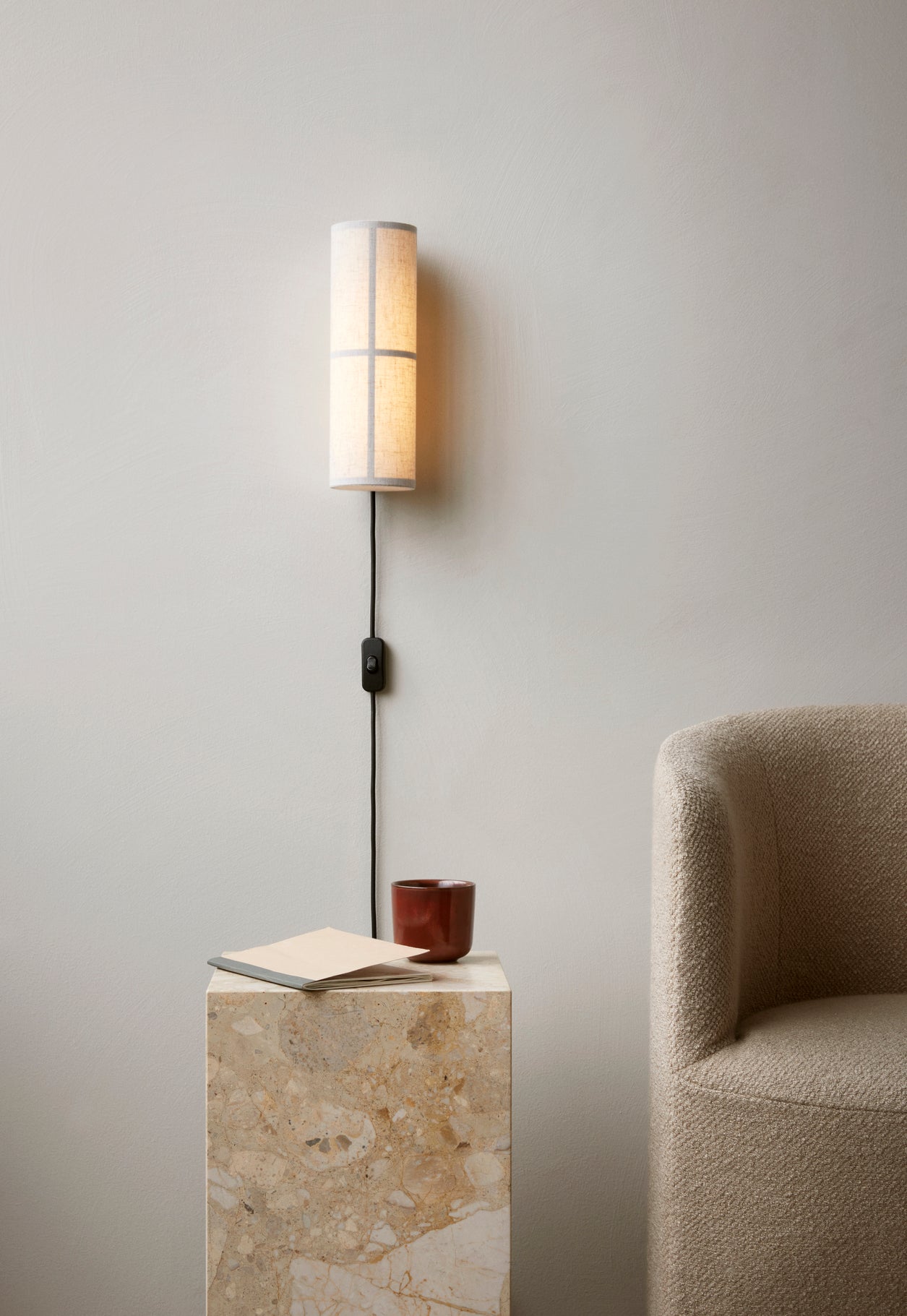Plinth Tall - Kunis Breccia Sand