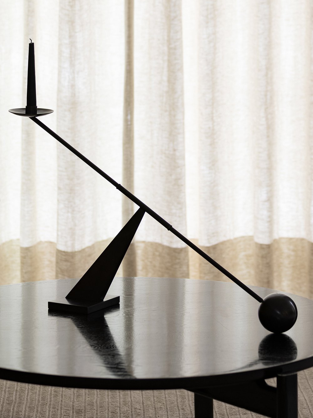 Interconnect Candle Holder - Black