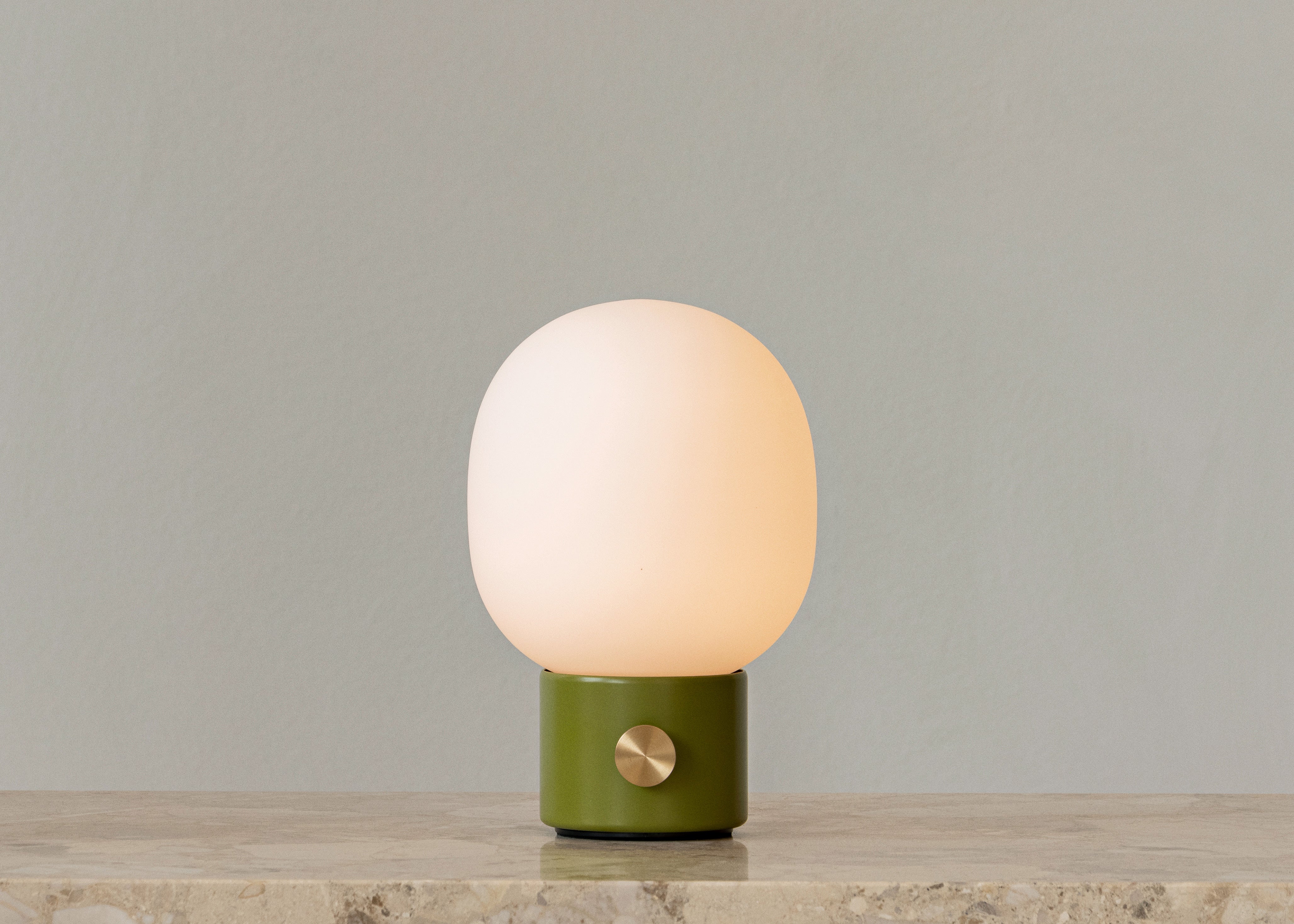 JWDA Table Lamp, Portable - Dusty green