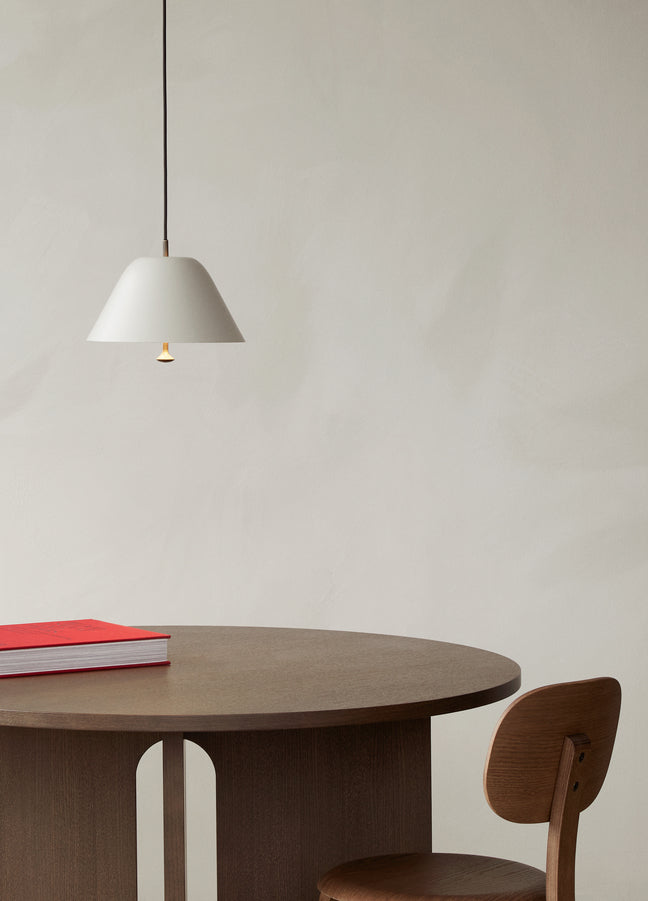 Androgyne Dining Table 120 Dark stained oak