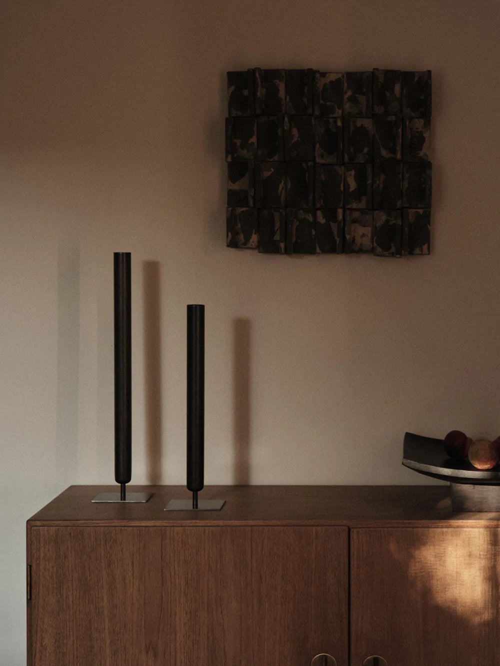 Stance Vase, H40, Bronzed Brass