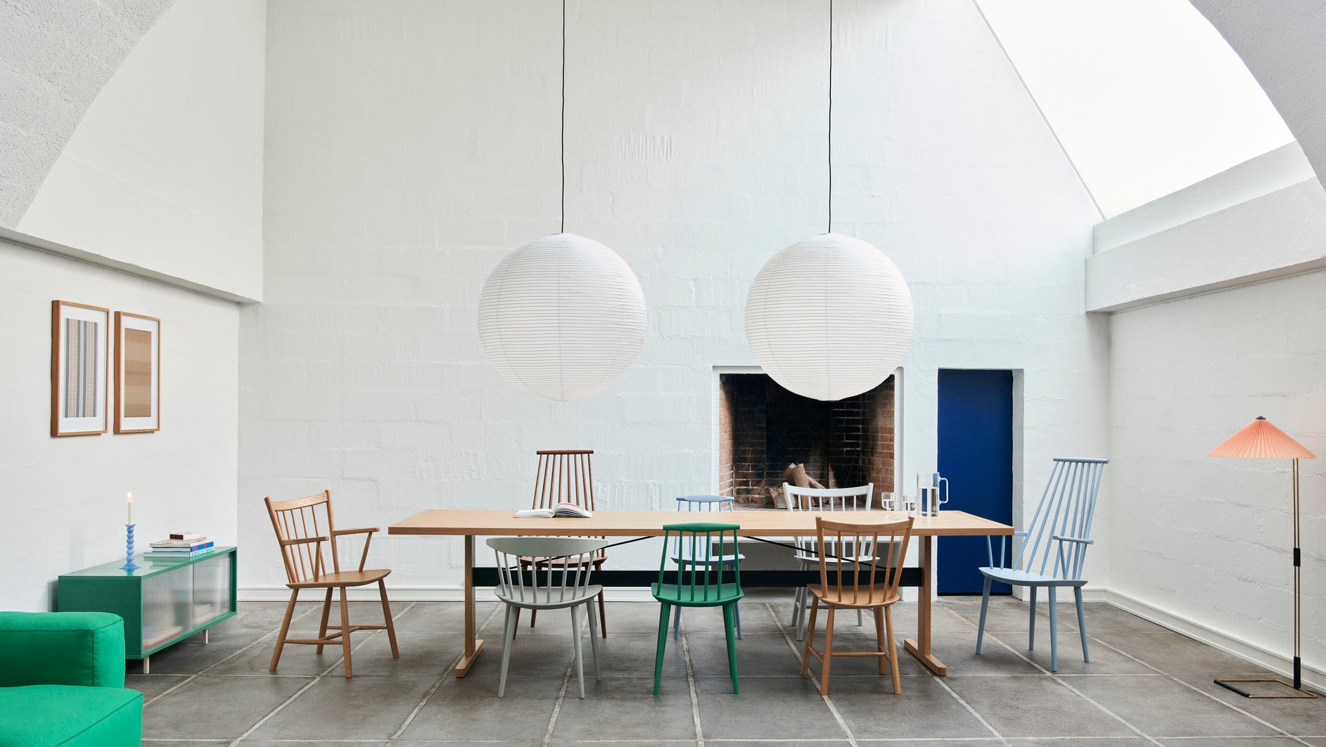 Matin Floor Lamp - Peach
