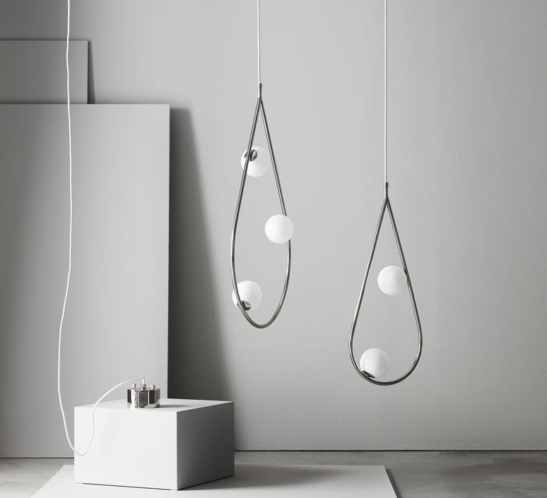 Pearls 65 Pendant - Nickel