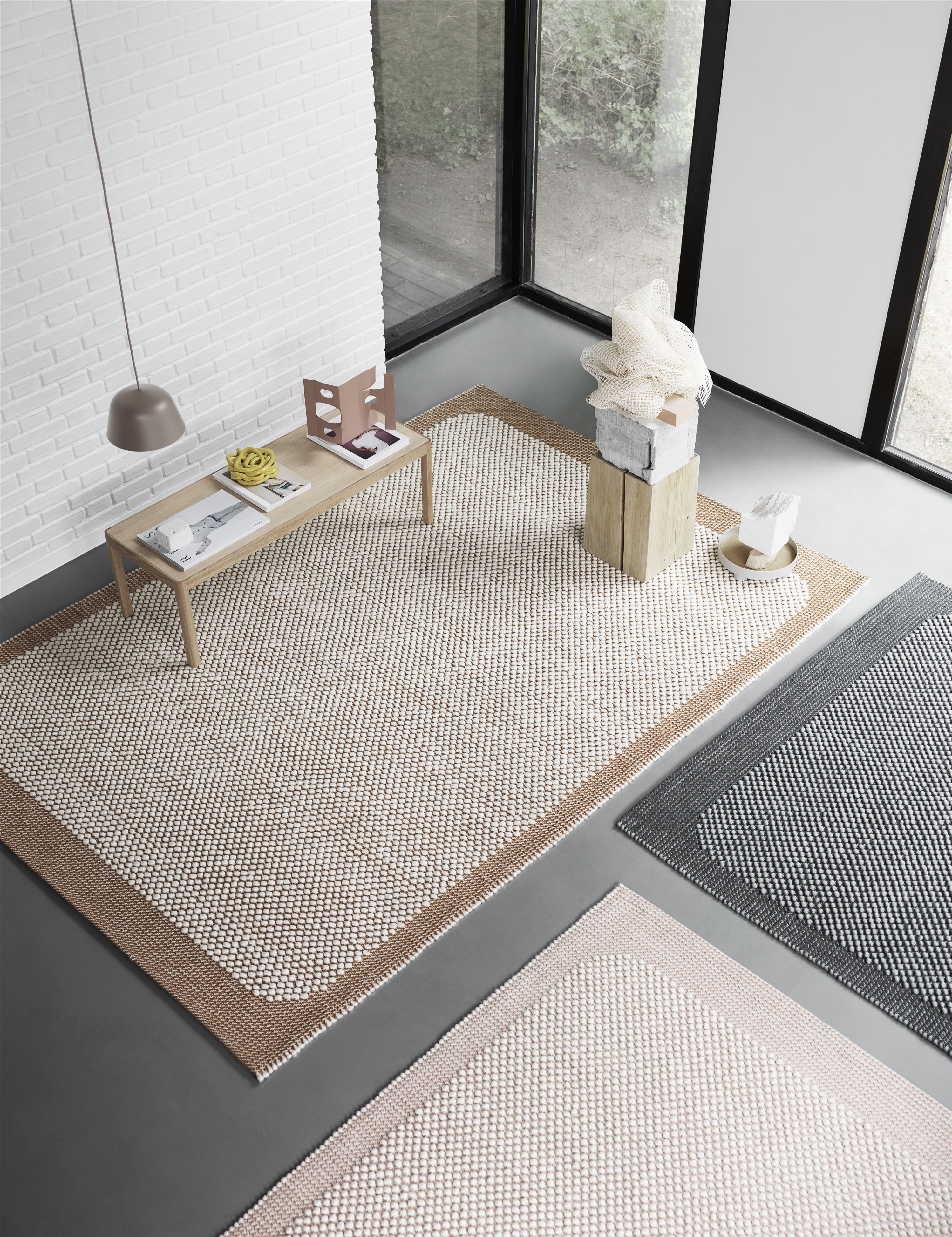 Pebble Rug - Burnt Orange