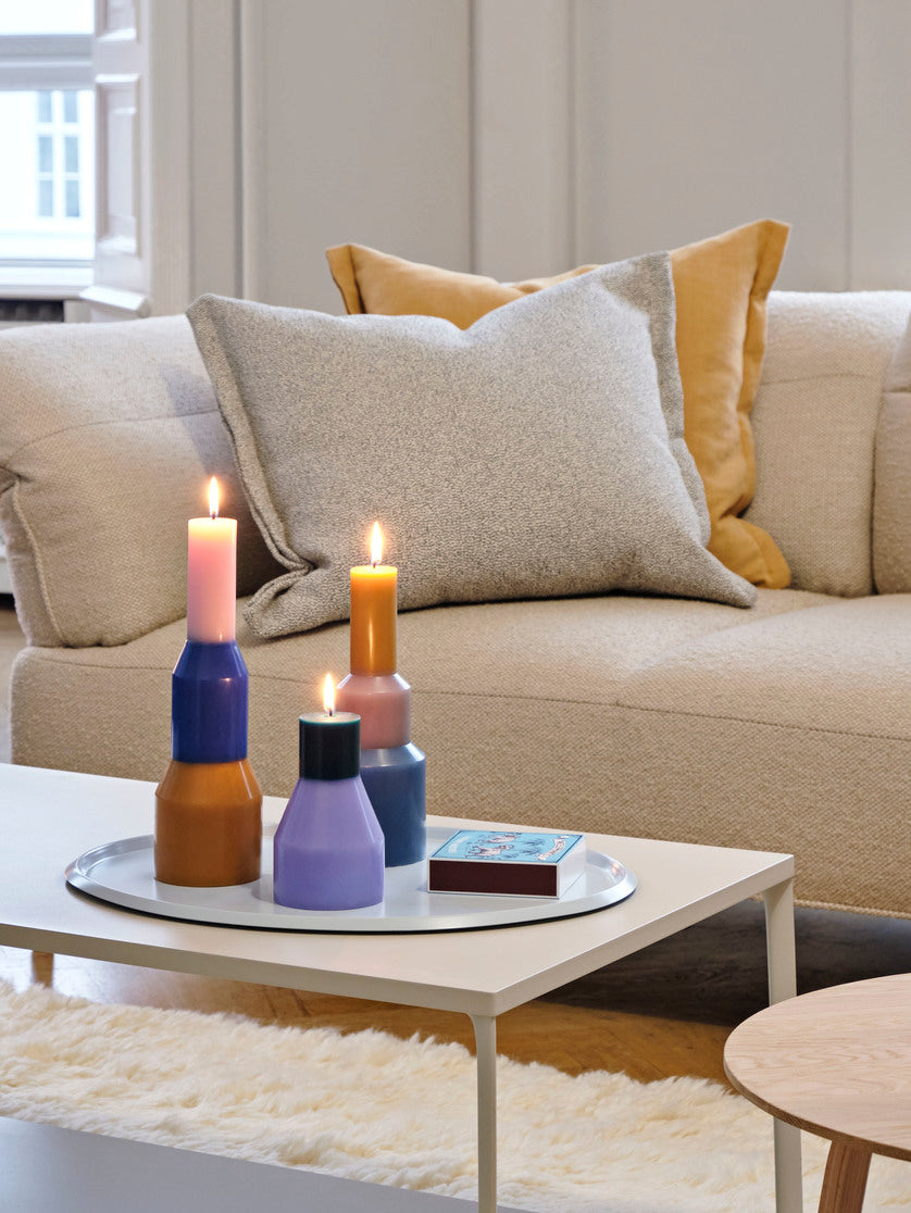 Pillar Candle M - Blue