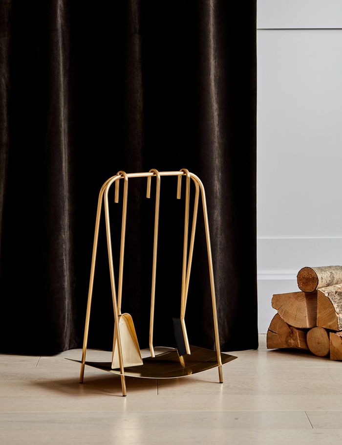 Port Fireplace Tools - Brass