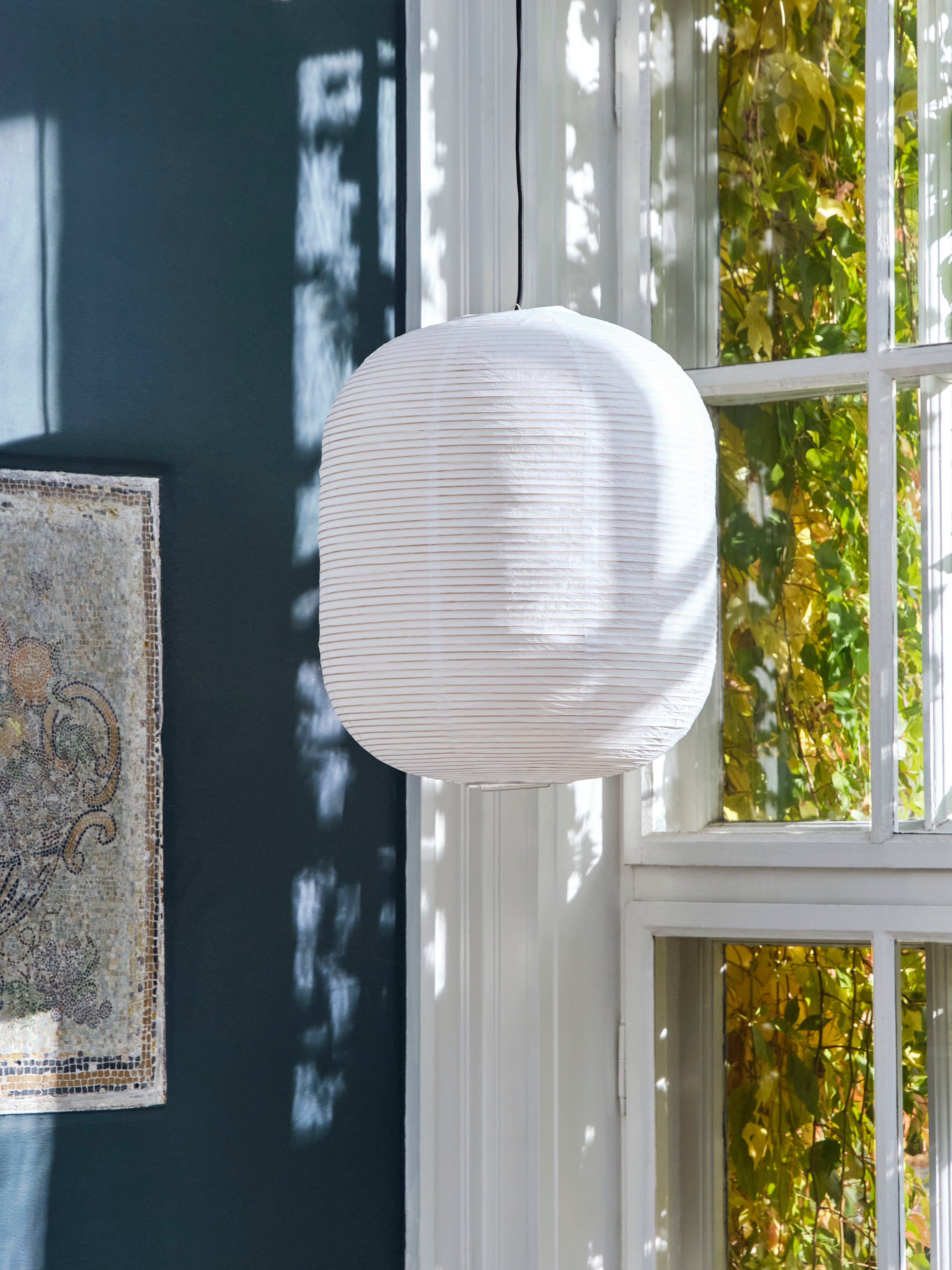 Oblong Paper Shade - Classic White