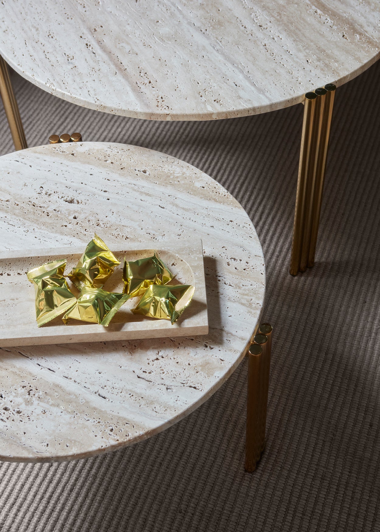 Regina Rectangular Dish - Travertine