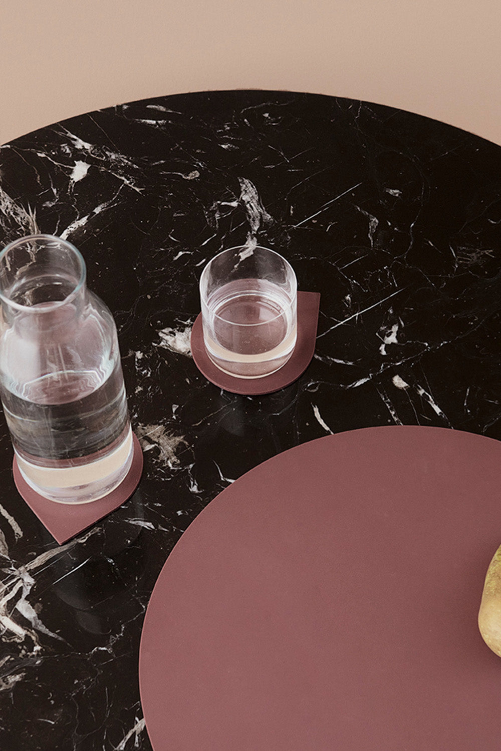 Stilla Coasters, Bordeaux - Set of 4