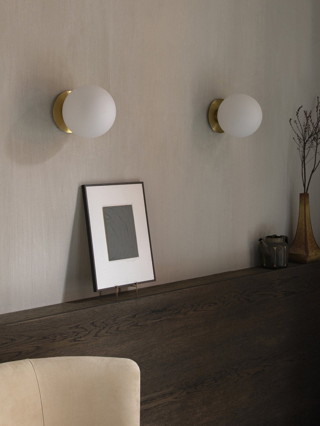TR Bulb, Ceiling/Wall Lamp - Brass
