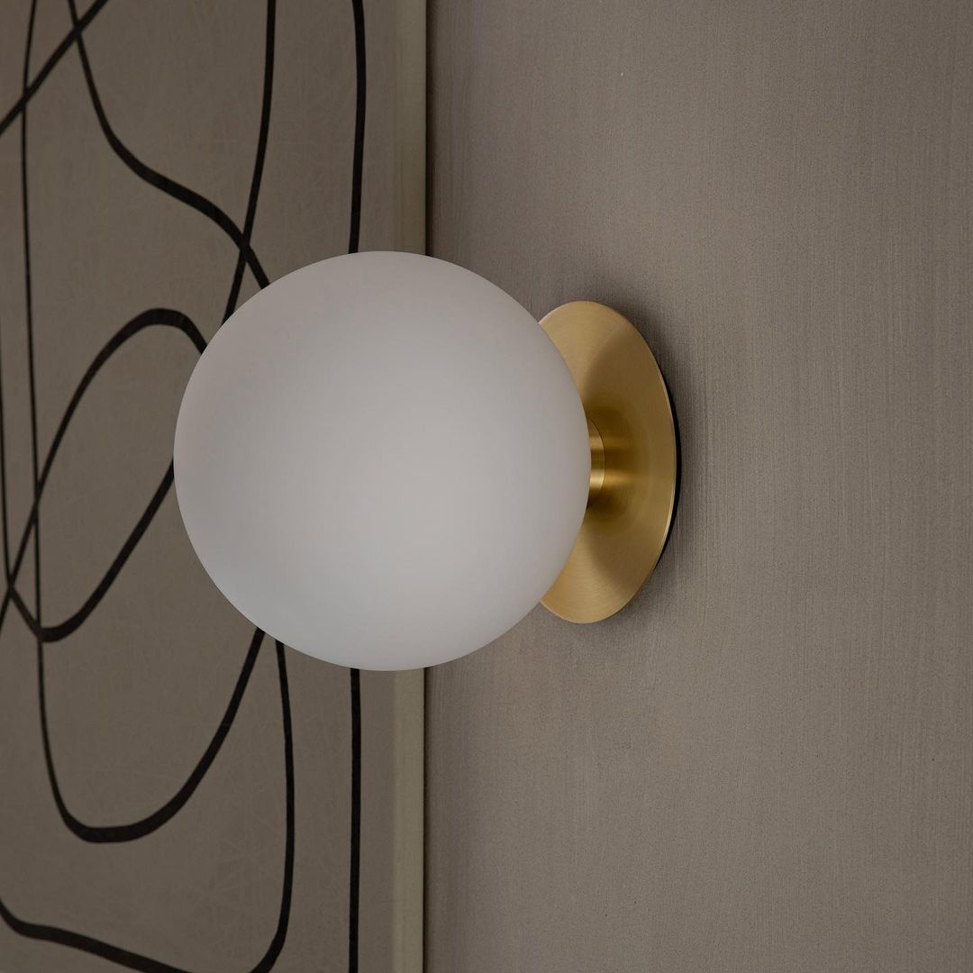 TR Bulb, Ceiling/Wall Lamp - Brass