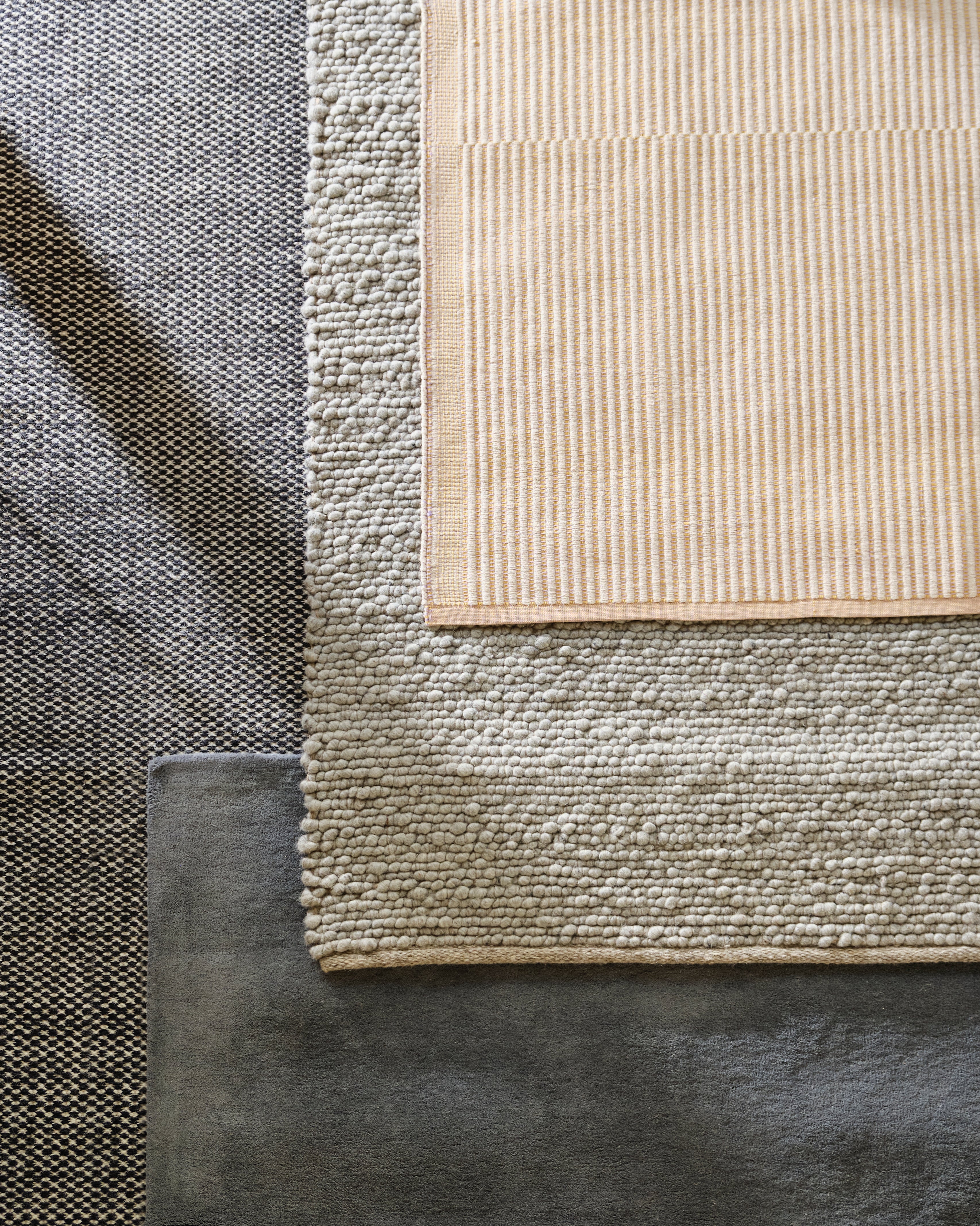 Peas Random Rug - Soft Grey