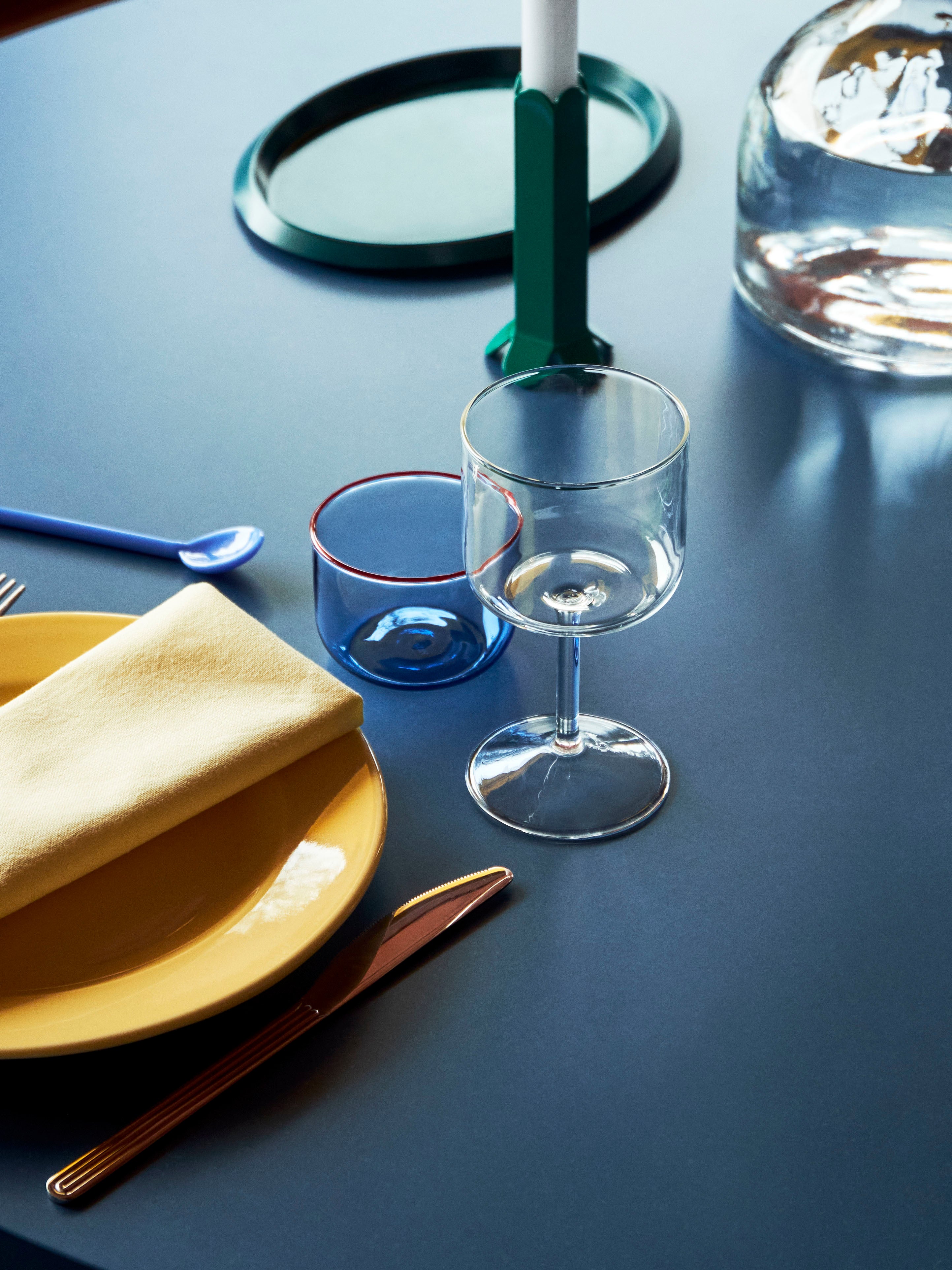 Arcs Candleholder L - Green