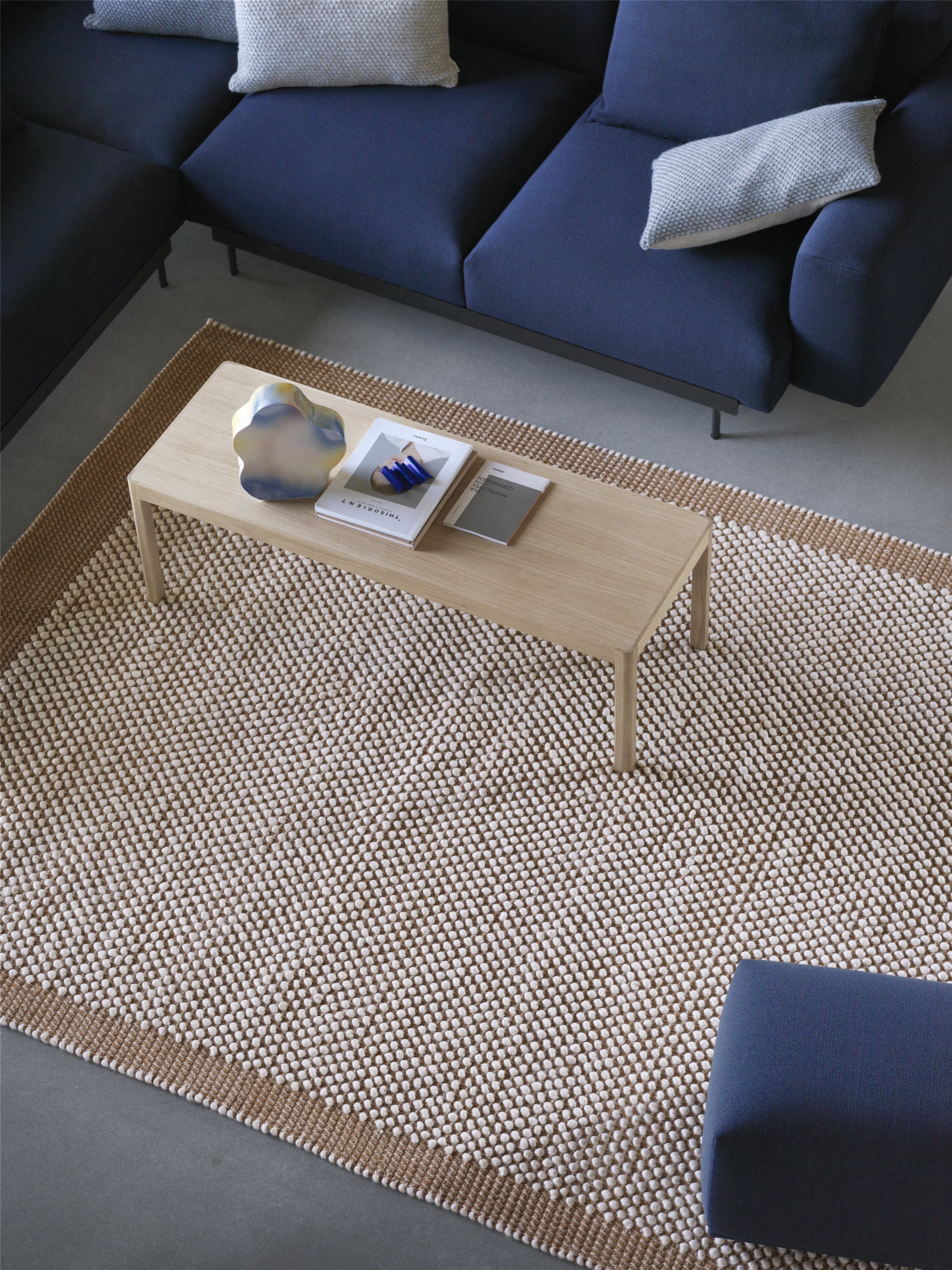 Pebble Rug - Burnt Orange