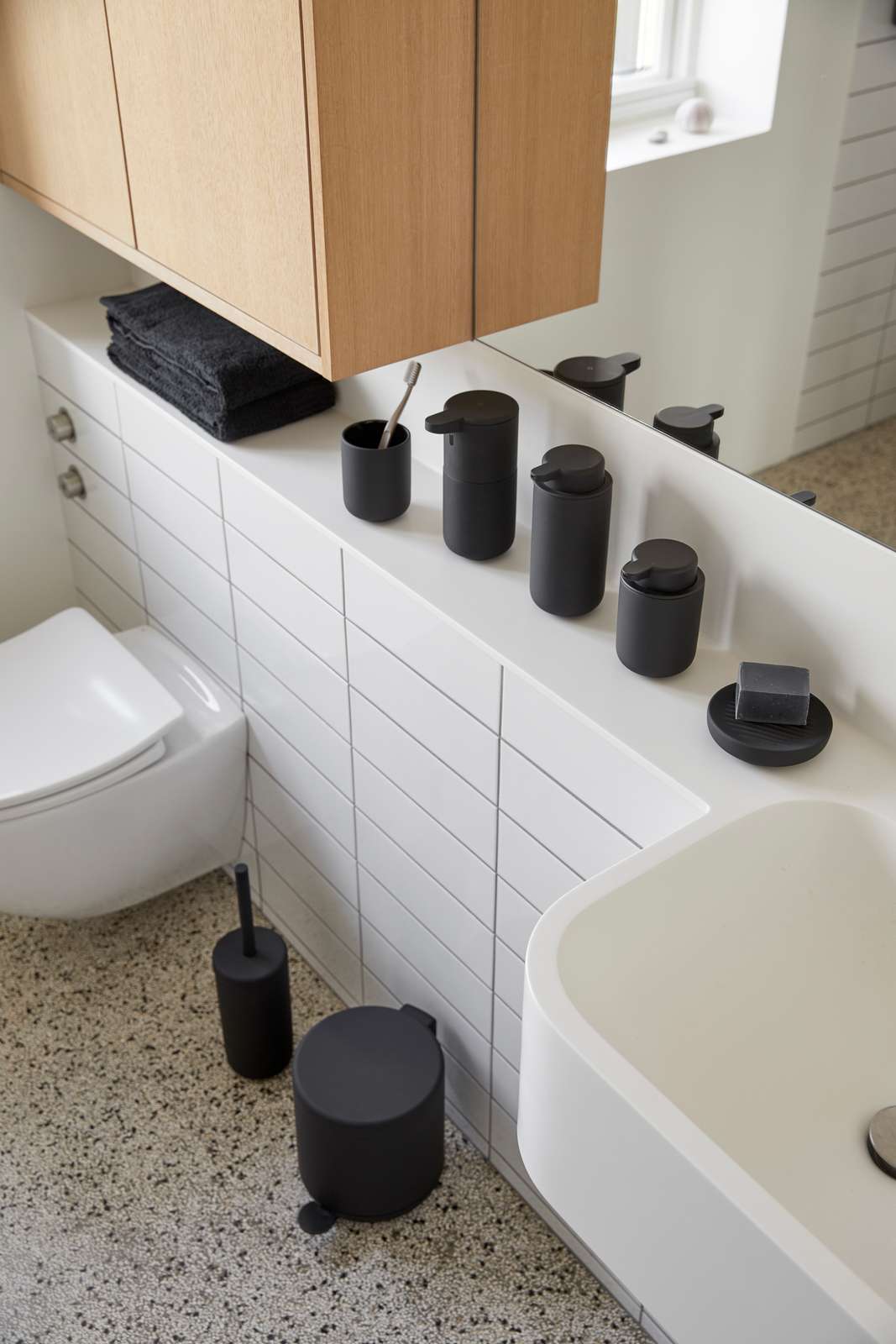 Zone Ume Pedal Bin Black