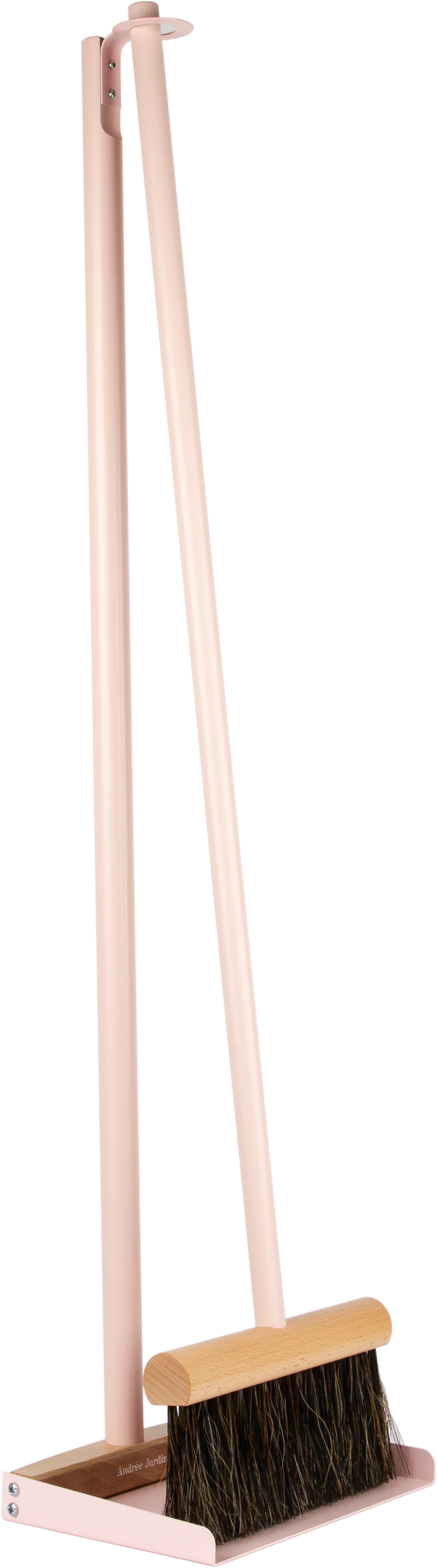 Long Handled Dustpan & Broom Set - Pink