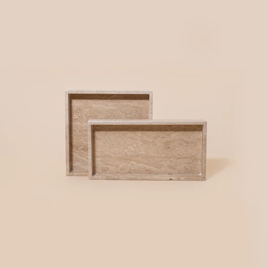 Travertine Square Tray