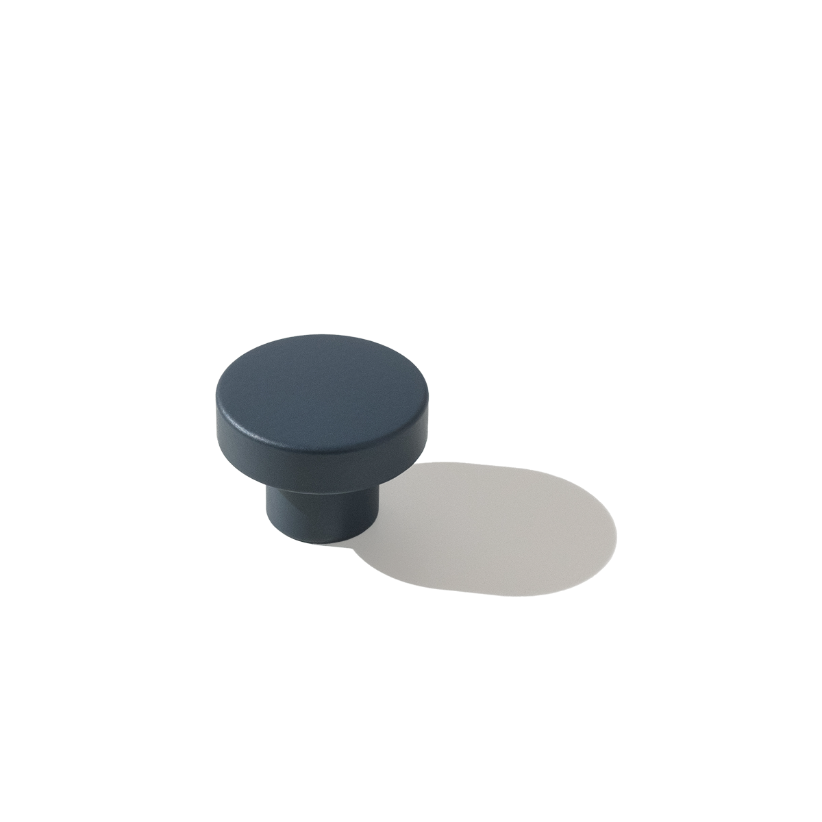 Knob Circular Blue