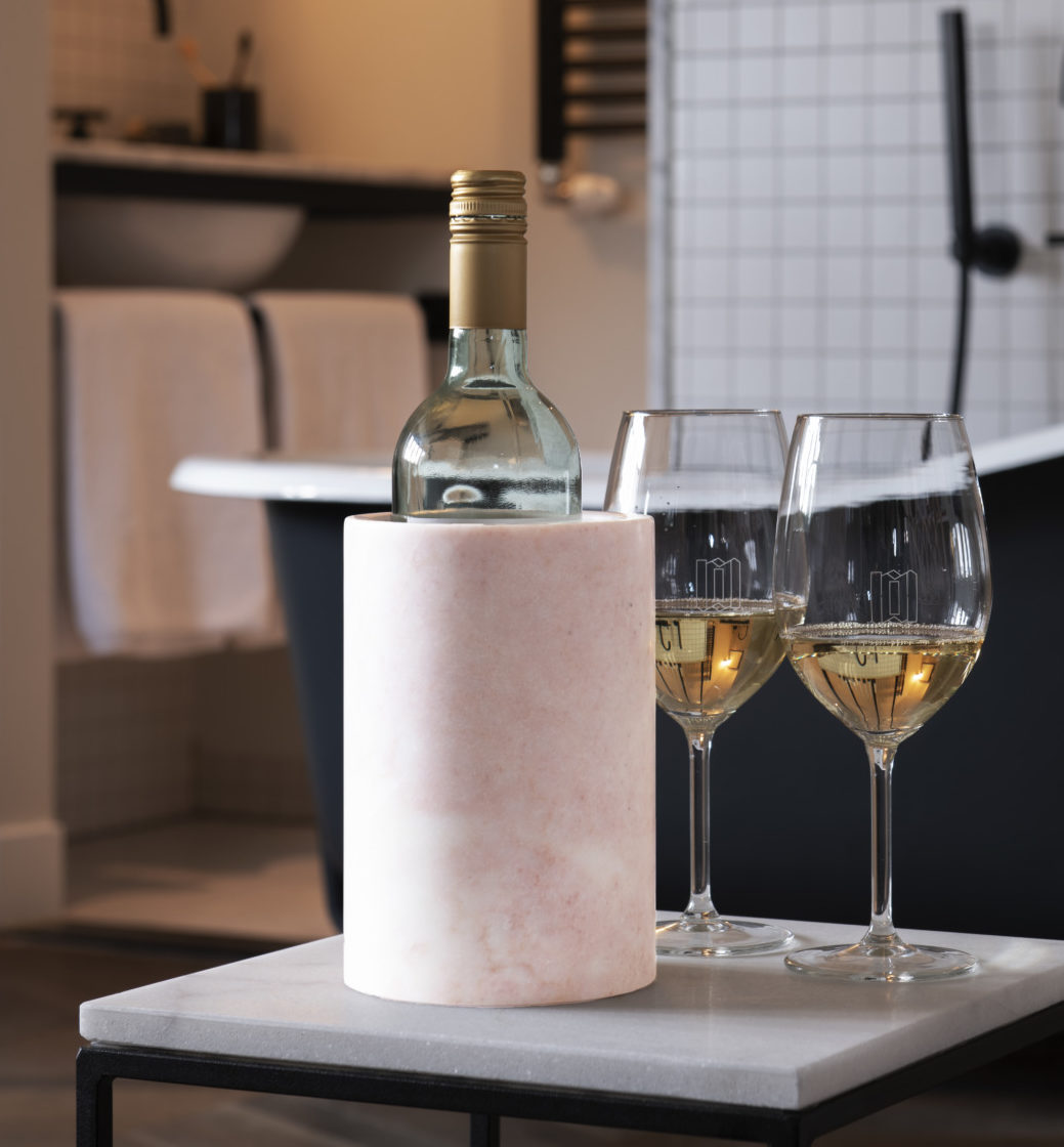 Pink Marble Wine Cooler